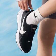 Giày chạy bộ REVOLUTION 8 EASYON mới 2025 dành cho nữ, thoáng khí, dễ mang, HQ2415-001 - màu đen - Xem 4