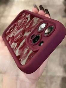 For IPhone 16 Pro Max/16 Plus/16 Pro/16/15 Pro Max/15 Plus/15 Pro/15/14 Pro Max/14 Plus/14 Pro/14 Pro/14 Pro/14 Pro/14 Pro/14 Pro/14 Pro/14 Pro/14 Pro/14 Pro/14 Pro/14 Pro/14 Pro/ 14 Pro/14 Pro/13 Pro Max/13 Pro/13 Pro/13 Pro/13/12 Pro Max/12 Pro/12/11 Pro Max/11 Pro/11/2 GalaxyS22/S22PLUS/S22ULTRA/S23/S23PLUS/S23ULTRA/S24/S24PLUS/S24ULTRA/S25/S25PLUS/ S25ULTRA Protective Case: Shockproof And Stain-Resistant Case, Soft Case, Ultra-Thin Case, Red Lip - 1pc - 查看 3