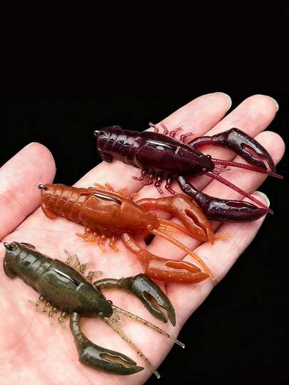 Realistic Soft Shrimp Lure With Sharp Fish Hook-Artificial Bait For Saltwater And Freshwater Fishing, Perfect Fishing Gift For Angler