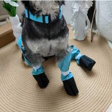 All-Season Outdoor Dog Shoes/Boots, Anti-Slip & Anti-Dirt, Small Puppy Paw Protectors, Suitable For Dog Walking - Multicolor - View 14