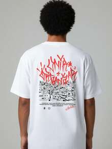 CH StreetWear Men's T-Shirt 100% Cotton - trắng - Xem 1