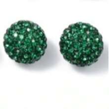1 Pair 925 Sterling Silver Crystal Ball Stud Earrings, Birthstone Earrings, Low Allergy Gemstone Earrings, Suitable For Daily Wear - Birthstones - View 15