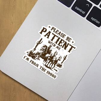 Pegatinas vintage de 1900, pegatinas con tema de vanguardia divertido, pegatinas humorísticas del milenio, pegatinas de vinilo resistente al agua adecuadas para portátiles, coches, parachoques, botellas de agua, disendencia