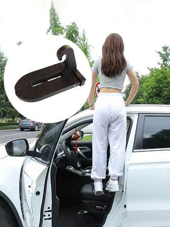 1 buc cârlig multifuncțional pentru încuietoarea ușii mașinii în aer , platformă pliabilă pentru cățărat, placă de acoperiș pentru vehicule off-road