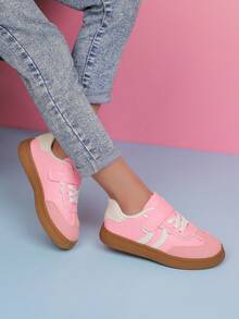 Kids' Casual Sneakers, New Spring/Autumn Boys' Retro Casual Shoes, Girls' Sports Shoes, Big Kids Shoes - Pink - View 5