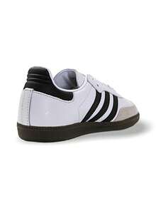 Adidas Giày thể thao Samba ADV dành cho nam, tập gym, chạy bộ, hàng ngày, đường phố, nhẹ, đệm, thoáng khí, hấp thụ sốc, thấm mồ hôi, chống trượt, đế dày, logo nhiều màu, chắc chắn, dễ vệ sinh, nhanh khô, đa năng, phù hợp để đi lại, giải trí, du lịch, mua sắm, nam, trắng, đen, kẹo cao su GZ8477 - Trắng/Đen - Xem 6