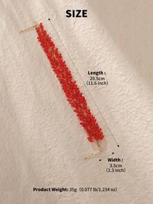 1pc Acrylic Beaded Headband, Handmade Elegant Bridal Hair Accessory, Luxury Women's Decorative Hairpiece, Anniversary Gift