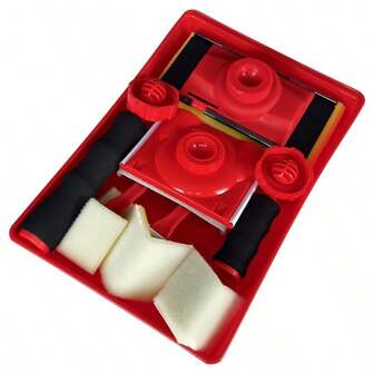 专业7英寸和5英寸乳胶漆修边刷带托盘多功能墙面天花板角刷油漆分色器修边工具