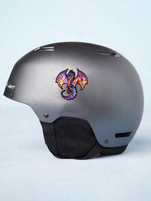 1张彩色飞龙贴纸，卡通乙烯基贴纸。这些耐用的贴纸非常适合贴在汽车保险杠、卡车、摩托车、头盔、笔记本电脑、窗户、水瓶和邮箱上。它们是一次性使用的，带有背胶，非常适合作为摩托车配件，并且设计生动。 - 彩色 - 查看 8