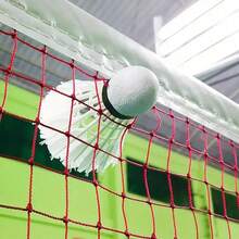 1pc Portable Foldable Badminton Net, Red Nylon Tennis And Volleyball Net, Easy To Install, Suitable For Indoor/Outdoor Use, Without Stand, For Home Entertainment, Sports, Fitness, Competition - Multicolor - View 7