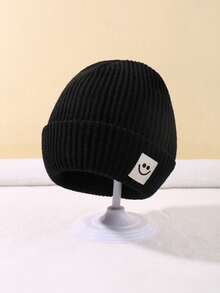 3件装儿童针织帽保暖宝宝针织帽男童女童可爱时尚针织帽日常聚会婴儿针织帽秋冬 - 彩色 - 查看 13