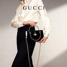 Gucci Customized Velvet Shoulder Bag - Luxury Handmade Handbag, Customizable Design, Elegant Evening Bag, Suitable For Special Occasions And Daily Use - Luxury Red/Black Ladies Clutch, Large Capacity Evening And Travel Bag, Exquisite Gift Packaging - 137881975 - View 8