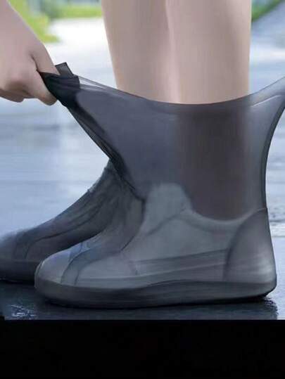 Waterproof Shoe Covers, Anti-Slip Thick Latex Durable Outdoor Rain Boots Covers For Men And Women