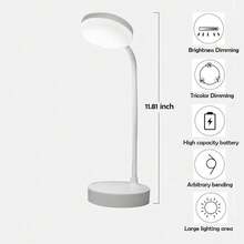 This Is A USB-Powered LED Desk Lamp With A Built-In USB Adapter. It Features Three Lighting Modes, Stepless Dimming, And Is Suitable For Use In Homes, Offices, Studies, Reading Rooms, And Bedrooms. - 預設 - 查看 3