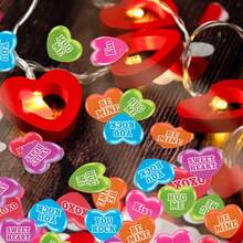 120 piezas de confeti con forma de corazón de colores, decoración para el Día de San Valentín, suministros para fiestas, adecuado para fiestas, bodas y celebraciones