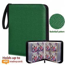 Bìa đựng thẻ bóng chày 400 ngăn – Album thẻ giao dịch 4 ngăn với 50 ngăn đựng, hộp đựng thẻ cho MTG, – Quà tặng cho bé trai, bé gái, nhà sưu tập - Nhiều màu - Xem 12