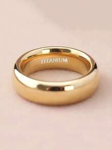 1 件时尚链环设计情侣戒指，时尚男士珠宝礼物，适合日常佩戴、派对、节日、生日 - 戒指 - 查看 9