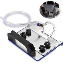 Soporte De Amoladora Angular Para Corte De Chaflán, Herramienta Para Biselar Baldosas De 45 Grados, Soporte De Amoladora Angular Con Manguera, Herramienta De Corte De Azulejos De Cerámica De 45 Grados, Soporte De Amoladora - Plateado - Ver 1