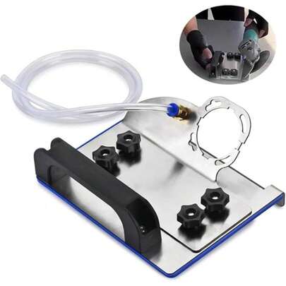 Soporte De Amoladora Angular Para Corte De Chaflán, Herramienta Para Biselar Baldosas De 45 Grados, Soporte De Amoladora Angular Con Manguera, Herramienta De Corte De Azulejos De Cerámica De 45 Grados, Soporte De Amoladora