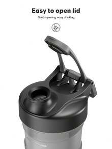 26oz fitness workout protein shaker cup, shaker cup with mixing ball, leak-proof design, portable handle, suitable for outdoor sports and gym