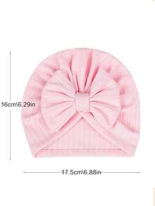 8 Colors Spring And Autumn Style Embroidered Headband Hat With Bow Decoration For 1-12 Months Old Babies, Newborn Baby Girl And Baby Boy Clothes Knitted Hand Sewn Stretch Fabric, Bow Hair Accessories For Girls, Children's Hair Accessories, Cute Decorations For Baby Products, Children's Hair Accessories, Headbands, Girls' Hair Accessories, Girls' Clothes