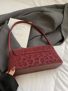 2025 New Arrival Leopard Print Underarm Bag For Women, Lightweight Luxury Niche Design Shoulder Bag With High-End Vibe, Autumn/Winter