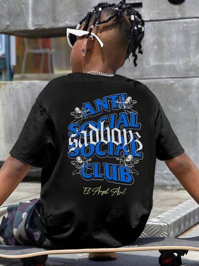 Camiseta para niño | Envío desde México | Tejido transpirable de primera calidad | Camiseta casual de manga corta con cuello redondo para niño | Verano para niño