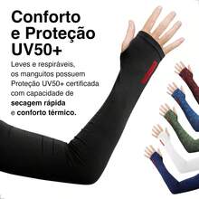 Men Arm Sleeves - Black - View 6