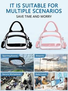 Ladies' Handbags, Beauty Bags, Briefcases, Daily Necessities Storage Bags, Tote Bags For Women, Shoulder Bag, Cartera, Large Tote Bag - 粉色 - 查看 4