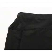 Decole Black Fitness Gym Shorts With Side Pockets, Suplex Blackout, Medium Compression - màu đen - Xem 4