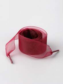 New Fashionable Versatile Sneakers With Tulle Lace Shoelaces, Transparent Lace Shoe Strings Ballerina Style Decor, Small White Shoes Decorative Cords