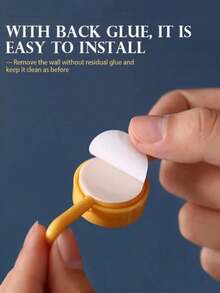 5 piezas Ganchos de pared autoadhesivos, ganchos para llaves, ganchos para abrigos, ganchos para toallas - Diseño minimalista, adecuados para baño, dormitorio, entrada, decoración del hogar, ganchos prácticos para colgar - Fácil de pegar y usar (color aleatorio) - Multicolor - Ver 3