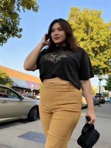 可调节腰带 - 单扣设计，弹性衬衫/裤腰调节带 - 长度可定制，打造完美贴合 - 可搭配衬衫、T恤、连衣裙 - （黑色，快速造型） - 适合休闲和正式场合，提升整体造型，无缝设计，安全闭合，时尚配饰，衣橱必备 - 彩色 - 查看 7