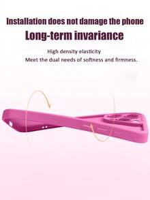 Vouvi Thickened Shockproof Phone Case Compatible With IPhone 17 16 15 14 13 12 11 Pro Max Pure Colour Cover Compatible With IPhone 17 Air 14 15 16 Plus Cases Phone Accessories - Black - View 7