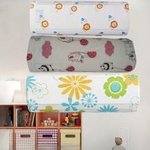 空调防尘罩和风扇防尘罩，通用全包式家用空调防尘罩，可水洗可重复使用，空调罩，家用电器罩，季节性收纳，可重复使用设计，保护套 - 彩色 - 查看 9