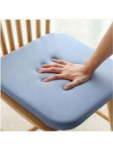 4厘米厚记忆海绵座垫，超柔软办公椅垫，回弹透气汽车座垫，缓解久坐引起的腰痛 - 彩色 - 查看 5