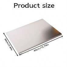 SaengQ 1 Piece Of Stainless Steel Heavy-Duty Cutting Board, With 3 Sizes To Choose From, Suitable For Baking, Kneading Dough, Meat Processing, And Vegetable Slicing, Easy To Clean Surface, Can Protect Countertop, Kitchen Cutting Board - Zk441*30cm*40cm - View 10