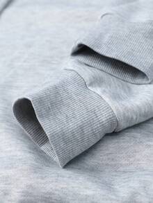 Bộ đồ nam mới về mùa xuân/thu: Áo khoác trùm đầu tay dài in họa tiết chim Y, quần thể thao thường ngày dáng rộng, có khóa kéo, túi, cạp chun, dây rút, dành cho nam, bộ đồ hai món - Nhiều màu - Xem 8