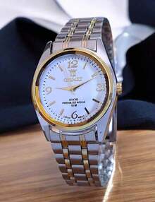 ORIMET Men's Waterproof Watch Steel Strap Vintage Retro Style Beautiful - 白色 - 查看 2