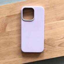 Liquid Silicone Phone Case - Purple Lilac, Anti-Yellowing & Soft Protective, Compatible With IPhone, Waterproof, Shockproof, Anti-Fall, Anti-Scratch - 淡紫色 - 查看 4