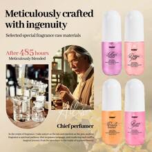 رذاذ عطري زهري وفاكهي بحجم 50 مل، عطر فريد من نوعه برائحة الورد والتنين، عطر طويل الأمد ومنعش مناسب للاستخدام اليومي في فصل الصيف وأي مناسبة، يغمرك في عالم الفواكه.