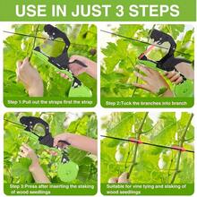 Plant Tying Machine, Tomato, Cucumber, Eggplant, Loofah, Grape And Other Vine Tying Tool, Knotting Machine, Gardening Tool Set, Agricultural Tool, Plant Tying Strap, Time-Saving, High Binding Efficiency, Farmer's Helpful Assistant, Includes Staples And 10 Rolls Of Tape - Multicolor - View 7