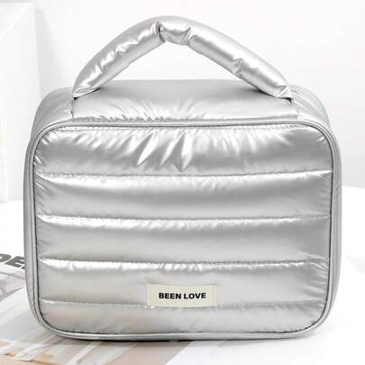 1 Túi đựng mỹ phẩm mùa đông mềm mại cho nữ, màu trơn, cỡ lớn, túi đựng đồ trang điểm du lịch, đồ dùng vệ sinh cá nhân, quà tặng thiết yếu, túi đựng đồ có khóa kéo, phụ kiện, túi đựng móng tay, trang trí phòng, túi xách, túi trang điểm, du lịch, túi đựng đồ trang điểm, quà tặng cho nữ, quà Giáng sinh, ý tưởng quà tặng cho nữ, túi nhỏ, túi đựng mỹ phẩm, đồ dùng du lịch thiết yếu