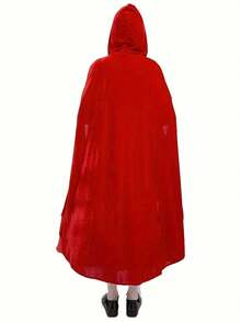Christmas Party Outfit Little Red Riding Hood Cape, Red Fairy Princess Hooded Cloak Suitable For Various Holiday Gatherings And Role-Playing, Little Red Riding Hood Costume Cosplay Role-Playing Game Uniform,Holiday Dress-Up, Photo Props, And Seasonal Events,Christmas Party Costume - Multicolor - View 6