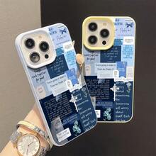 Unisex Phone Case, Stylish & Eye-Catching Christian Scripture Art Pattern Design | Compatible With IPhone 16 Pro | Sweat-Resistant & Non-Slip, Durable & Fade-Resistant - Blue - View 3