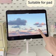 1个可爱卡通兔子可伸缩桌面手机支架，灵活可调节智能支架，带防滑垫，适用于自拍、直播、家庭办公，兼容所有手机 - 彩色 - 查看 4