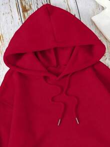 YOKASA Capucha con estampado de Navidad con bolsillo de canguro con cordón con forro térmico.Sudadera con capucha navideña,Sudadera con capucha informal y versátil para mujer,Sudadera con capucha con estampado navideño,Decorada con estampado gráfico,Perfecta para el día a día y para otoño/invierno1 pcs,250g Pure Heavy,100% Polyester - Rojo-YH1427 - Ver 4