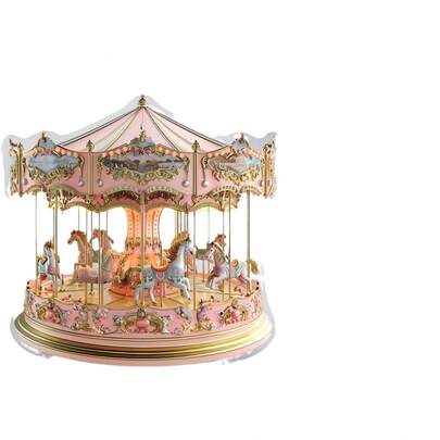 Adorno de escritorio giratorio de acrílico cautivador - Estilo bohemio, adorno romántico para el escritorio, ideal para el hogar, cafetería u oficina - Idea de regalo (20 cm x 20 cm)