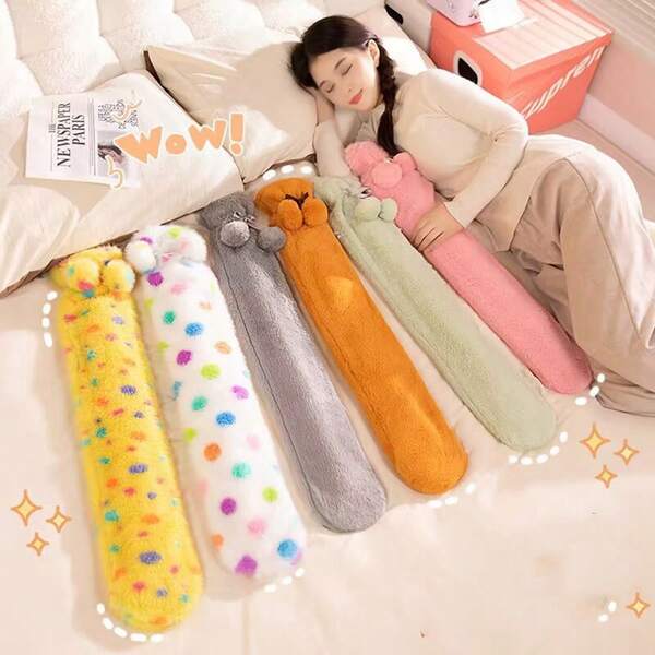 Einfarbige, warme, flauschige Wärmflasche, tägliche Heizwassertasche für Zuhause zum Erwärmen von Händen, Bett und Bauch, nachfüllbare Wärmflasche, Geburtstagsgeschenk