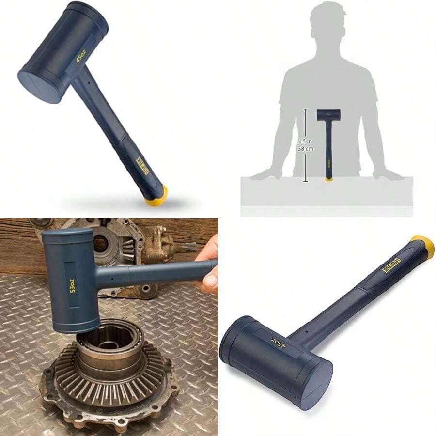 ESTWING - Martillo muerto - mazo de 40 onzas con poliuretano No-Mar y mango de agarre amortiguador - CCD45(45 oz (Ounces)) - Tipo 2 - Ver 1